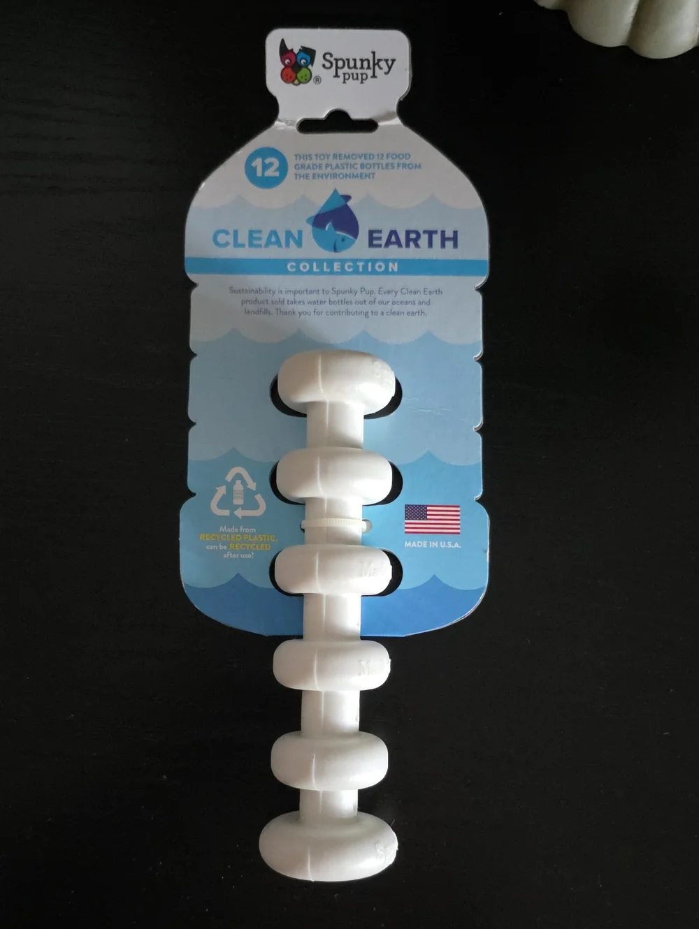 Clean Earth White Bath Toy - Eco-Friendly Kids Bath Accessory
